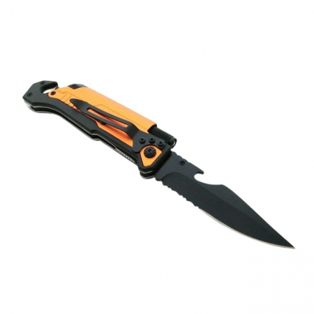 Briceag de vanatoare IdeallStore®, Robo Blade, otel inoxidabil, 22 cm, portocaliu [4]