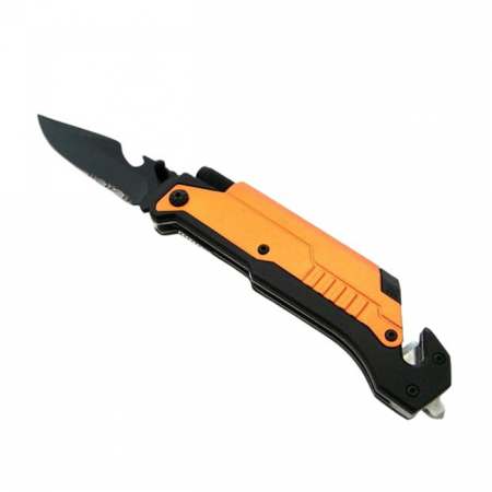 Briceag de vanatoare IdeallStore®, Robo Blade, otel inoxidabil, 22 cm, portocaliu [5]