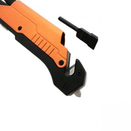 Briceag de vanatoare IdeallStore®, Robo Blade, otel inoxidabil, 22 cm, portocaliu [7]