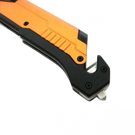 Briceag de vanatoare IdeallStore®, Robo Blade, otel inoxidabil, 22 cm, portocaliu [6]