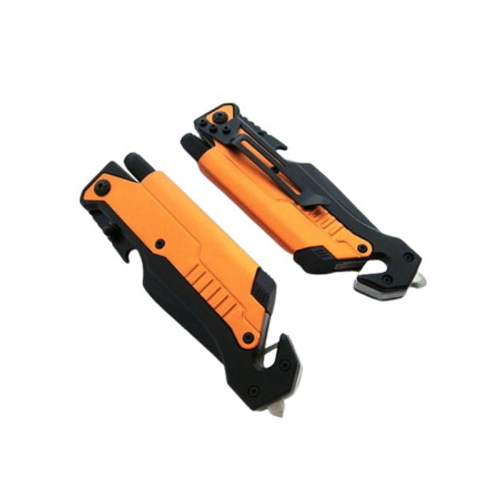 Briceag de vanatoare IdeallStore®, Robo Blade, otel inoxidabil, 22 cm, portocaliu [9]