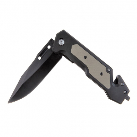 Briceag de vanatoare IdeallStore®, Saviour Blade, otel inoxidabil, 22.5 cm, negru [6]