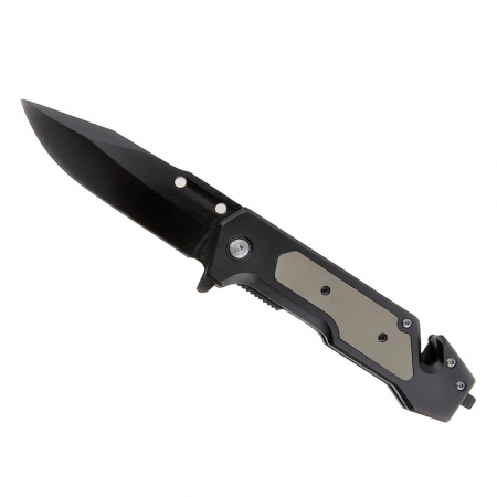 Briceag de vanatoare IdeallStore®, Saviour Blade, otel inoxidabil, 22.5 cm, negru [1]