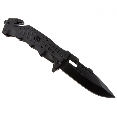 Briceag de vanatoare IdeallStore®, True Blade, otel inoxidabil, 23 cm, negru [4]