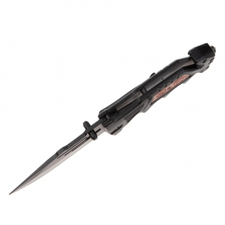 Briceag de vanatoare IdeallStore®, True Blade, otel inoxidabil, 23 cm, negru [5]