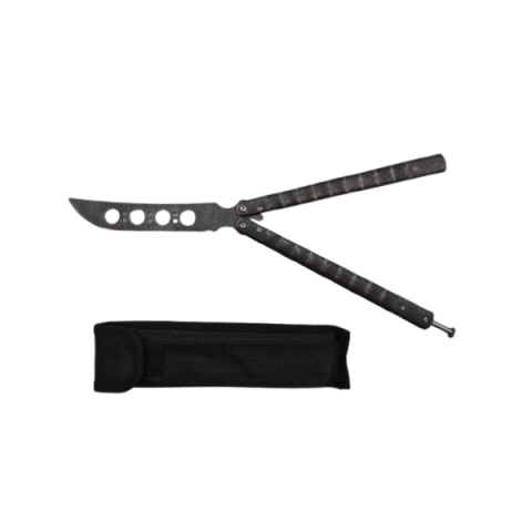 SPORT & TIMP LIBER - Briceag fluture metal, 27 cm, husa inclusa
