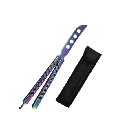 Briceag fluture, Butterfly Rainbow, pentru antrenament, 27.5 cm [1]