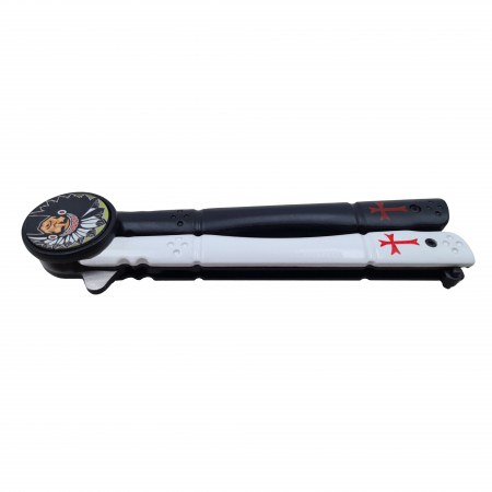 Briceag fluture de vanatoare IdeallStore®, Indian Chief, otel inoxidabil, 22.5 cm, multicolor [5]