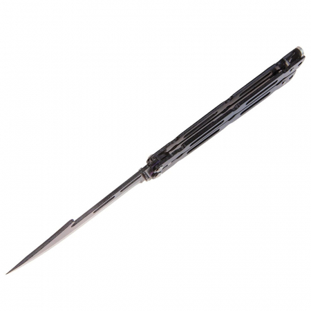 Briceag fluture IdeallStore®, Modern Blade, otel inoxidabil, 22 cm, negru [4]