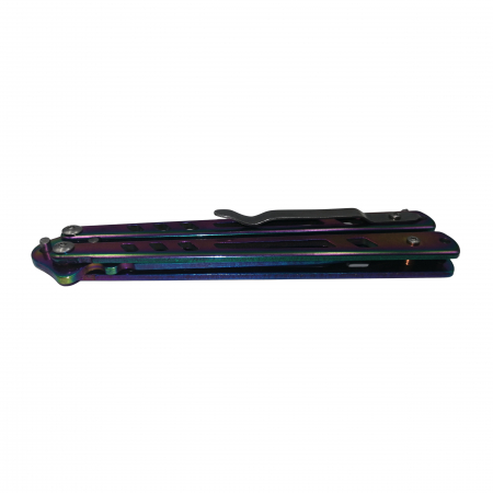 Briceag fluture IdeallStore®, Rainbow Clash, antrenament, 22 cm [5]