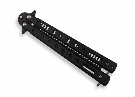 Briceag fluture, tip pieptan, Black Comb, 22 cm, negru [6]