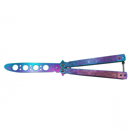 Briceaguri fluture & antrenament - Briceag, model fluture, Chain Reaction, multicolor, 22 cm