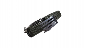 Briceag multifunctional pentru camping IdeallStore®, otel inoxidabil, 20 cm, negru [1]
