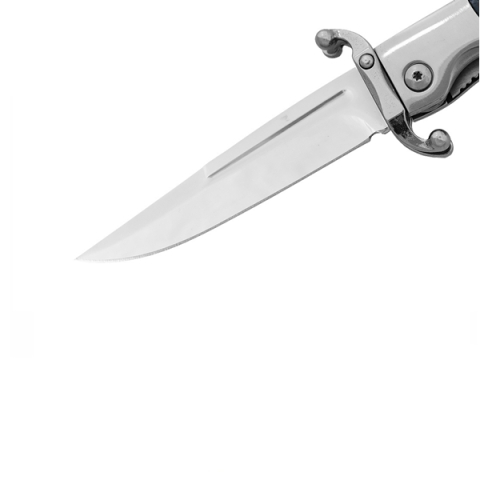 Briceag pliabil DEPOX®, lamă din oțel inoxidabil 420, mâner lemn și metal, 23.5 cm, negru [1]