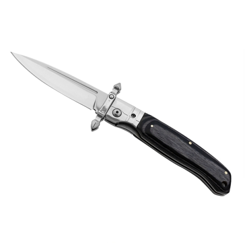 Set de doua bricege DEPOX®, lamă oțel inoxidabil 420, mâner lemn și metal, 23.5 cm [4]