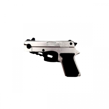 Briceag tip pistol, IdeallStore®, 18 cm, argintiu [2]