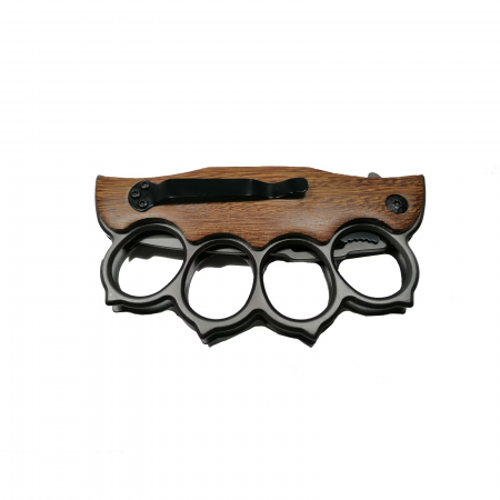 Briceag tip pumnal de vanatoare IdeallStore®, Nature Call, maner lemn, 21 cm, maro [2]