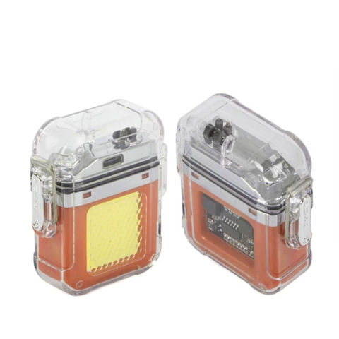 Bricheta cu plasma si lanterna LED DEPOX®, portabila, waterproof, 6x5,5x2cm [2]