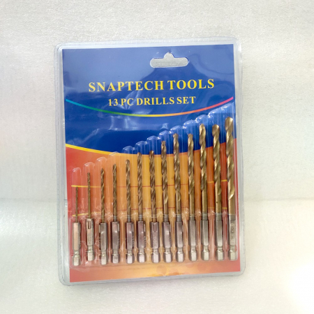 Set 13 burghie, otel, 1.5-6.5 mm prindere hexagonala [3]