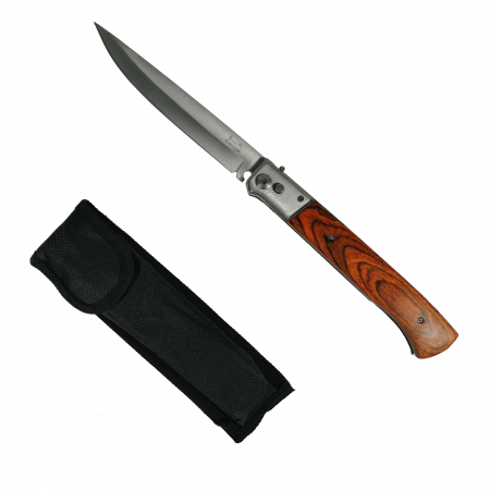 SPORT & TIMP LIBER - Briceag de vanatoare IdeallStore®, otel inoxidabil, natur, 30.5 cm