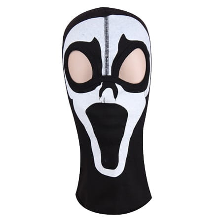 Cagula unisex IdeallStore®, Ghost Face, bumbac, marime universala, imprimeu, neagra [1]