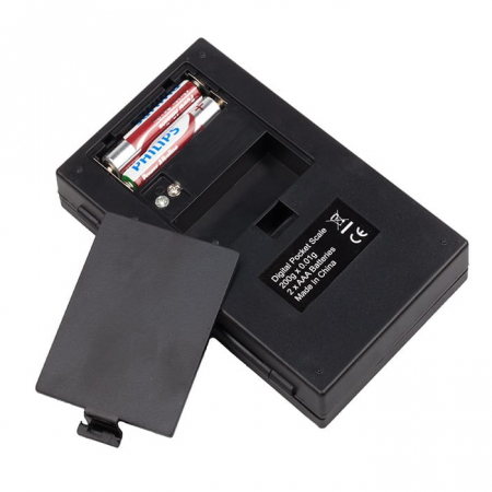 Cantar digital de buzunar DEPOX®, Special Weight, afisaj LCD, protectie plastic, 13 cm, 0.01 g-200 g, negru [4]