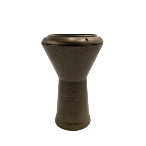 Tarabana-darabana, DEPOX®, metalica, 44 cm, maro, husa inclusa [1]