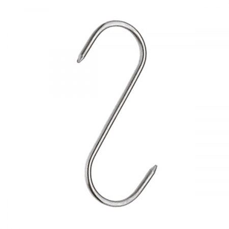 Accesorii gratar - Carlig afumatoare carne , macelarie IdeallStore® , 17 cm , inox