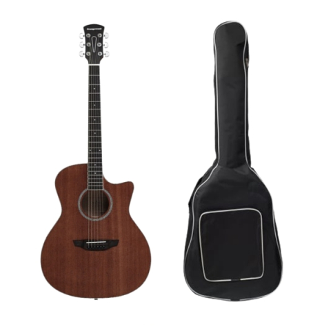Chitare clasice - Chitara clasica din lemn 4/4, 95 cm, husa neagra nylon 105 cm inclusa