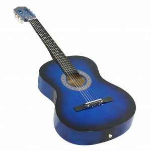 Chitara clasica din lemn 95 cm, albastru marin [1]