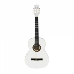 INSTRUMENTE MUZICALE - Chitara clasica din lemn 95 cm, Classic White, alb