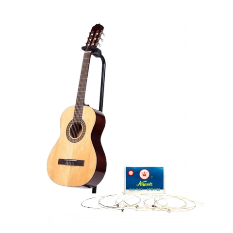 Chitare clasice - Chitara clasica din lemn, 95 cm, set de corzi inclus