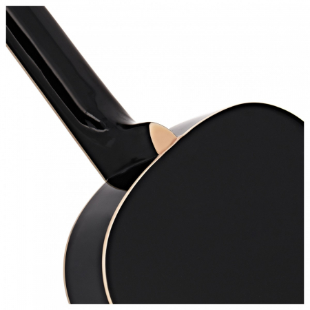 Chitara clasica IdeallStore®, 104 cm, Black Raven, lemn, model clasic, negru, husa inclusa [5]