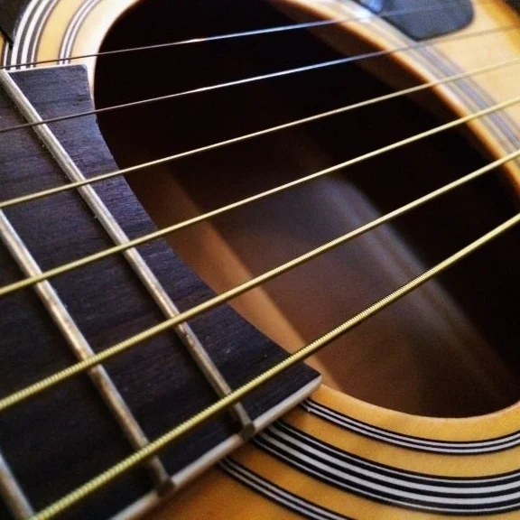 Chitara clasica din lemn IdeallStore®, Classic Sound, marime 4/4, maro, 95 cm, corzi incluse [7]