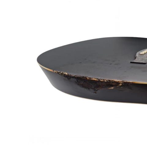 Chitara clasica din lemn IdeallStore®, Decor, 104 cm, negru [1]
