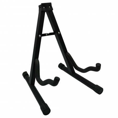 Chitara clasica, 95 cm, lemn, Cutaway, portocalie, stativ inclus [4]