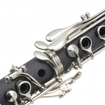 Clarinet IdeallStore®, Musical Virtue, 17 clape, 67 cm, negru, geanta inclusa [6]