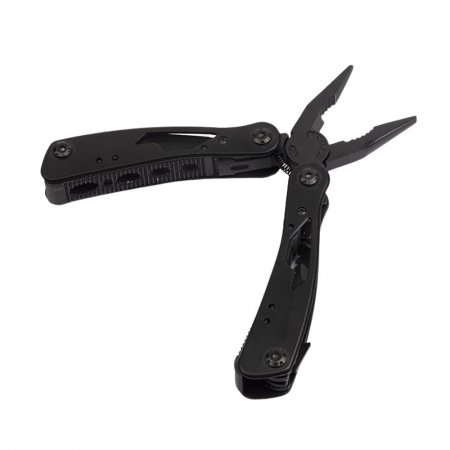 Cleste multifunctional IdeallStore®, Outdoor Specialist, otel inoxidabil, 20 functii, 22 cm, negru, husa inclusa [2]