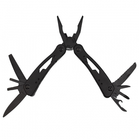 Cleste multifunctional IdeallStore®, Outdoor Specialist, otel inoxidabil, 20 functii, 22 cm, negru, husa inclusa [5]