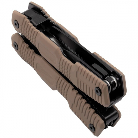 Cleste multifunctional IdeallStore®, Survival Gear, otel inoxidabil, 16 functii, 24 cm, bej, husa inclusa [3]