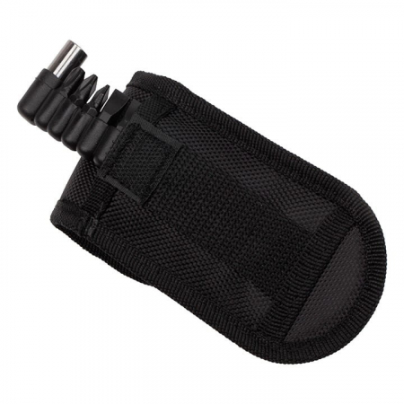 Cleste multifunctional IdeallStore®, Survival Gear, otel inoxidabil, 18 functii, 24 cm, negru, husa inclusa [11]