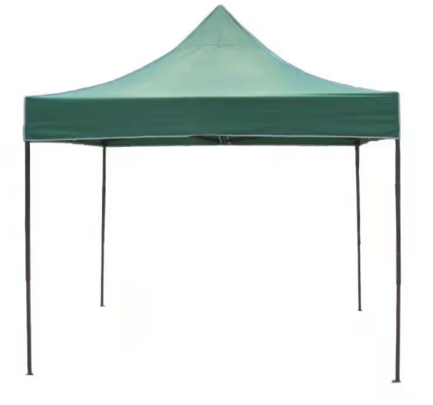 Accesorii gratar - Cort pavilion pliabil, 3x3 m, cadru metal cu panza impermeabila pentru Curte, Gradina, Evenimente, Verde