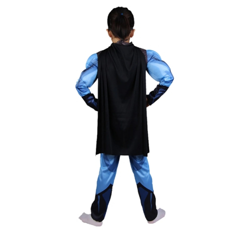 Costum Batman cu muschi pentru copii, L, 7-9 ani, 120-130 cm [3]