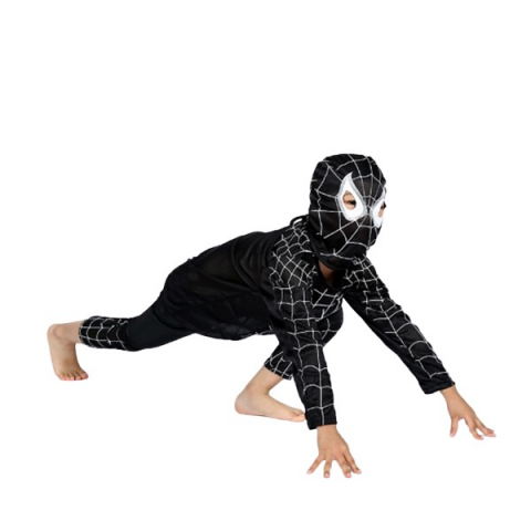 Costum carnaval Spiderman, 7-9 ani, 120-130 cm, negru [1]