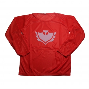 Costum Eroi in Pijamale, PJ Masks, pentru copii, Bufnita Amaya, rosu, 7-9 ani, 120-130 cm [4]