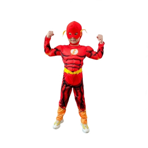 Costum Flash pentru copii, 3-5 ani, rosu [1]