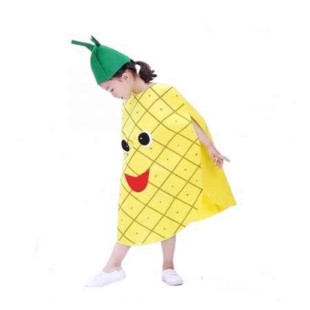Costum fruct Ananas, IdeallStore®, galben, marime universala [1]