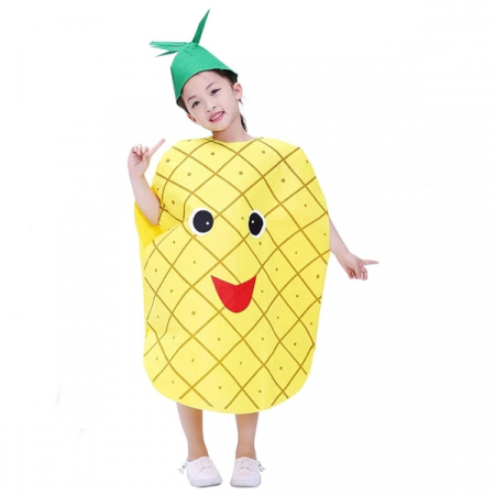 Costume Halloween copii - Costum fruct Ananas, IdeallStore®, galben, marime universala