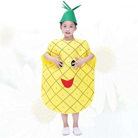 Costum fruct Ananas, IdeallStore®, galben, marime universala [3]