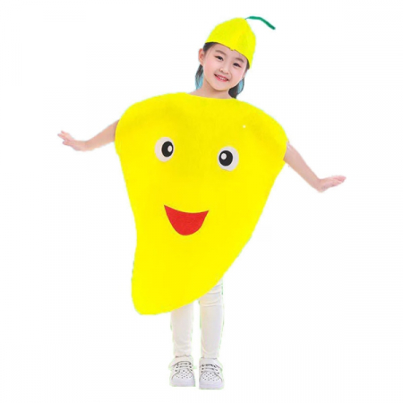 Costume Halloween copii - Costum fruct Mango, IdeallStore®, galben, marime universala